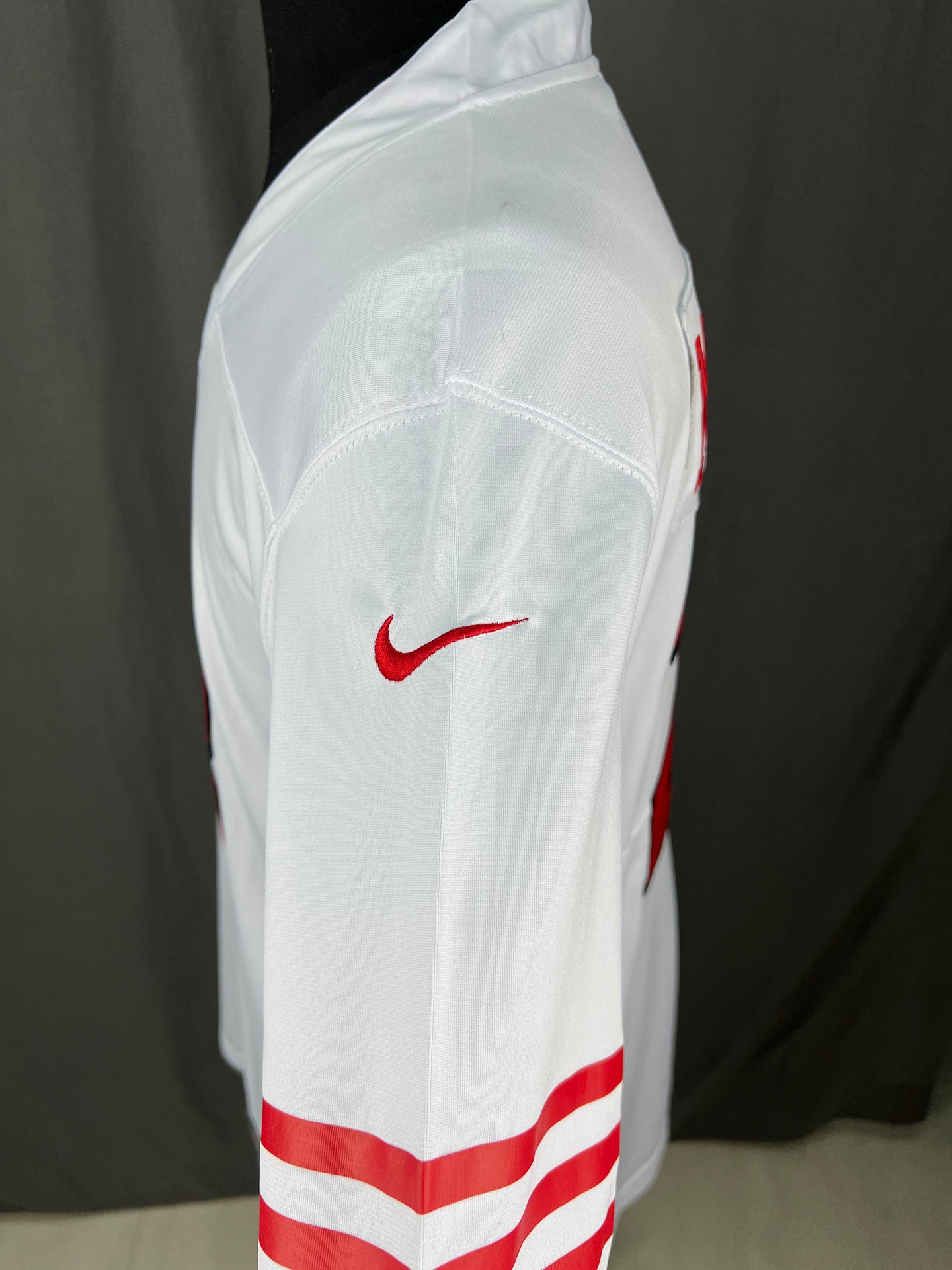 MCCAFFREY 23 White 49ers NFL Jersey