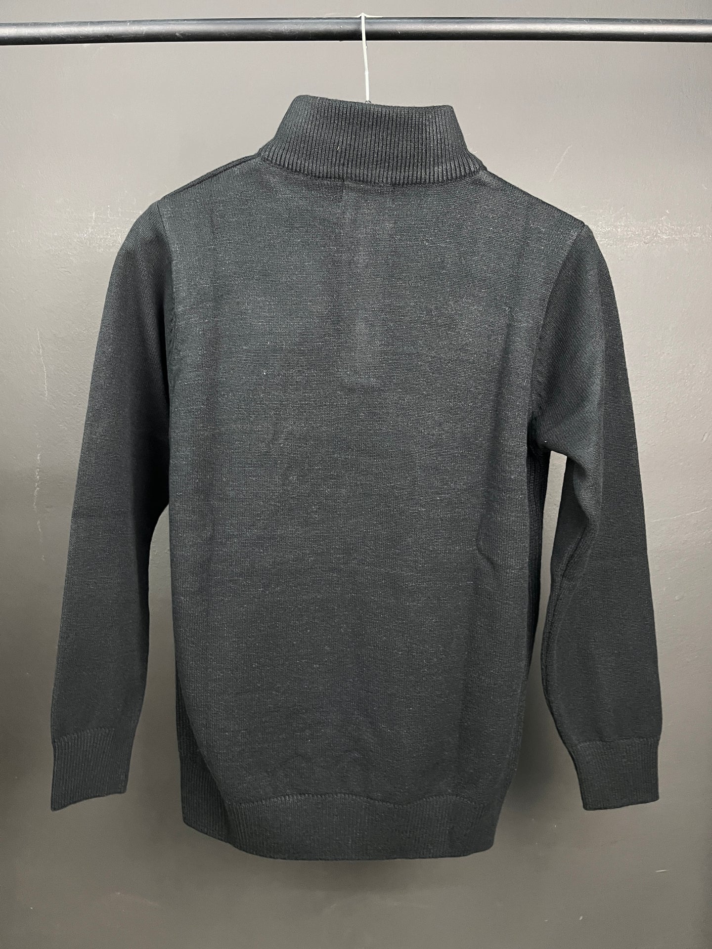 Ralph Lauren Soft Black Half Zip-up Sweater