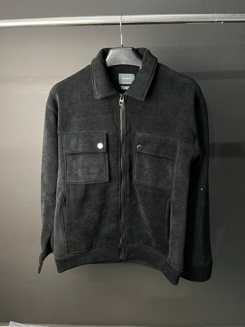 Essentials Black Shacket