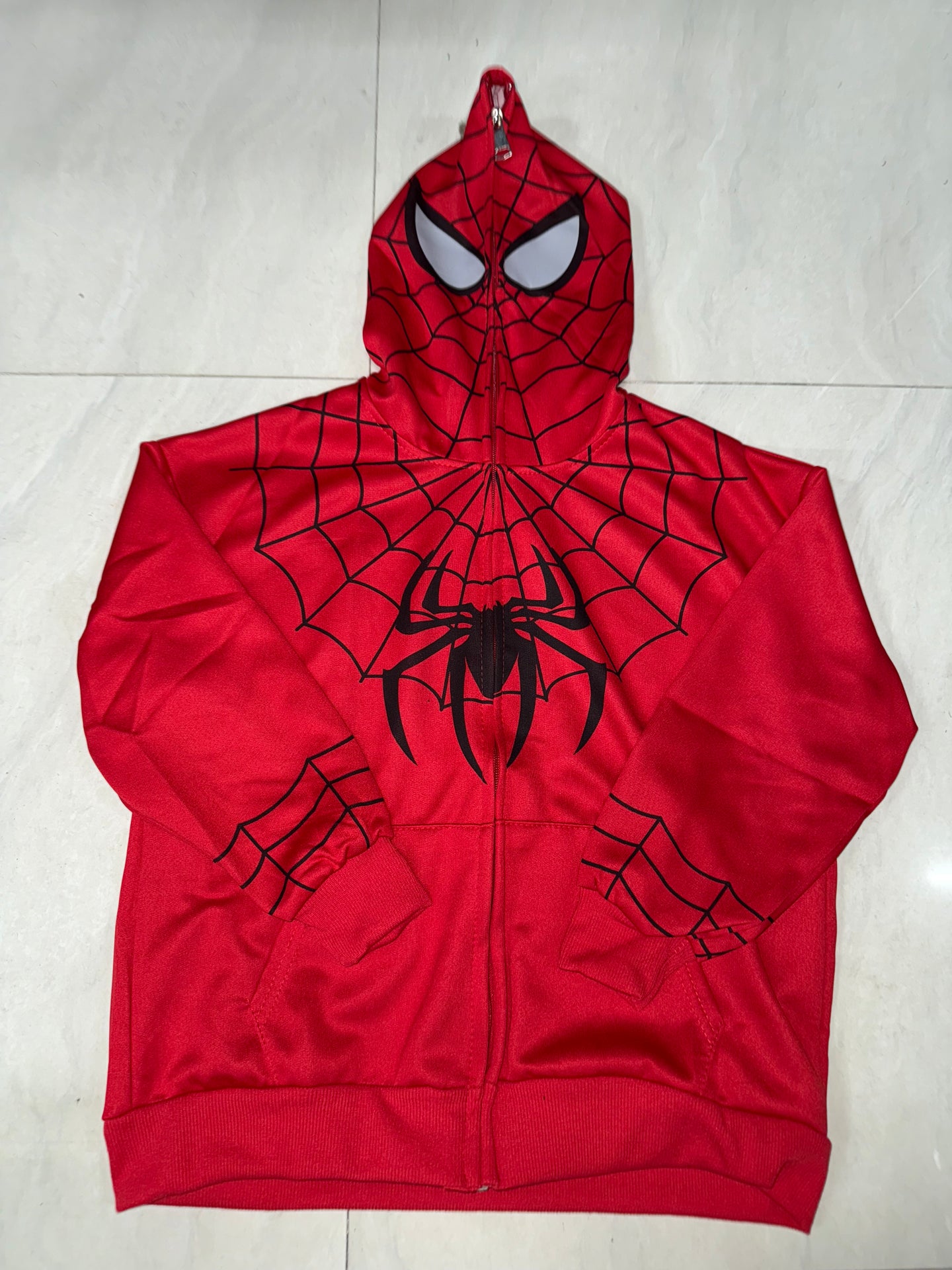Spiderman Zip-up Red Hoodie Kids