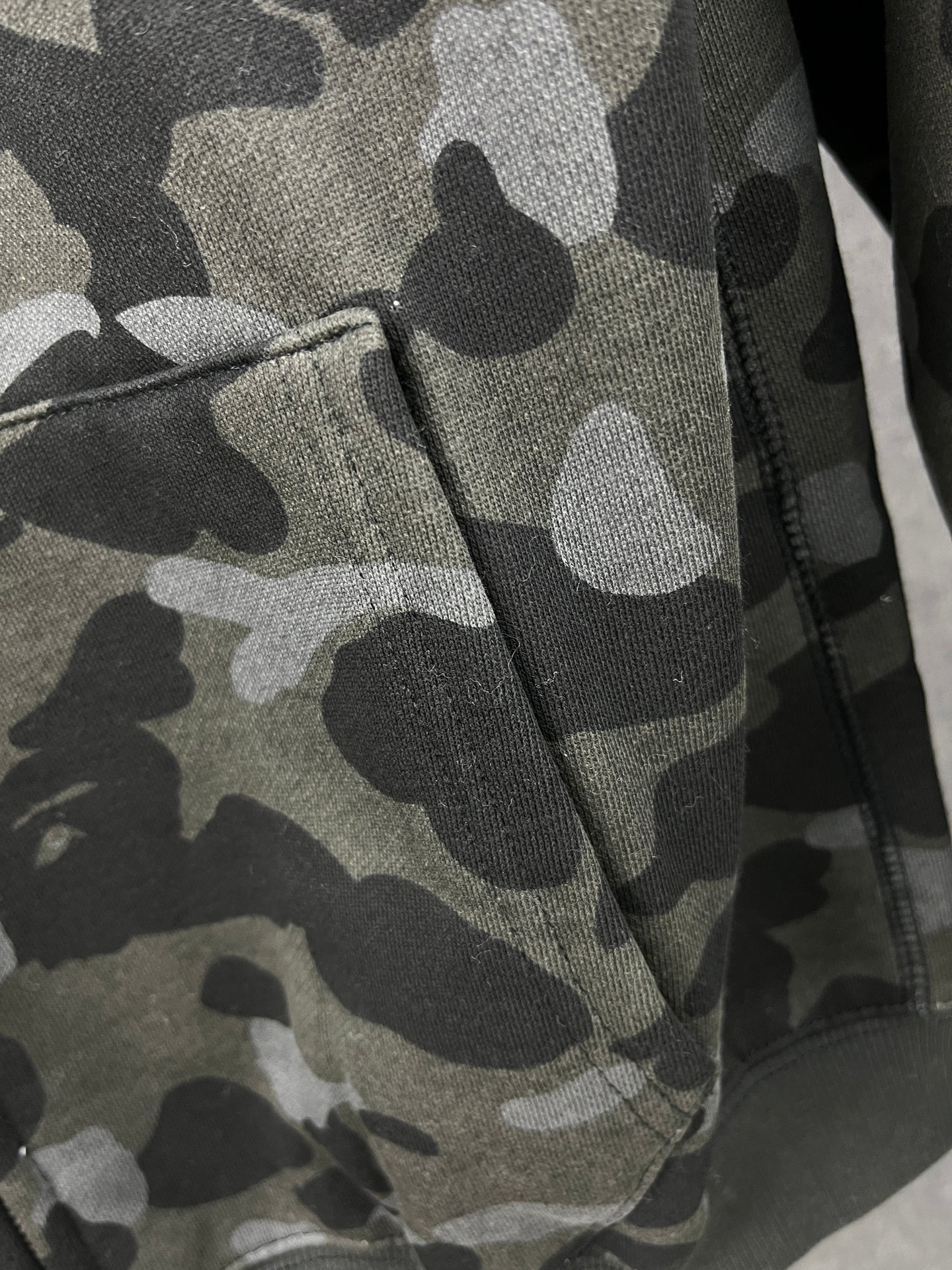 Bape Camo Full Zip-up Hoodie