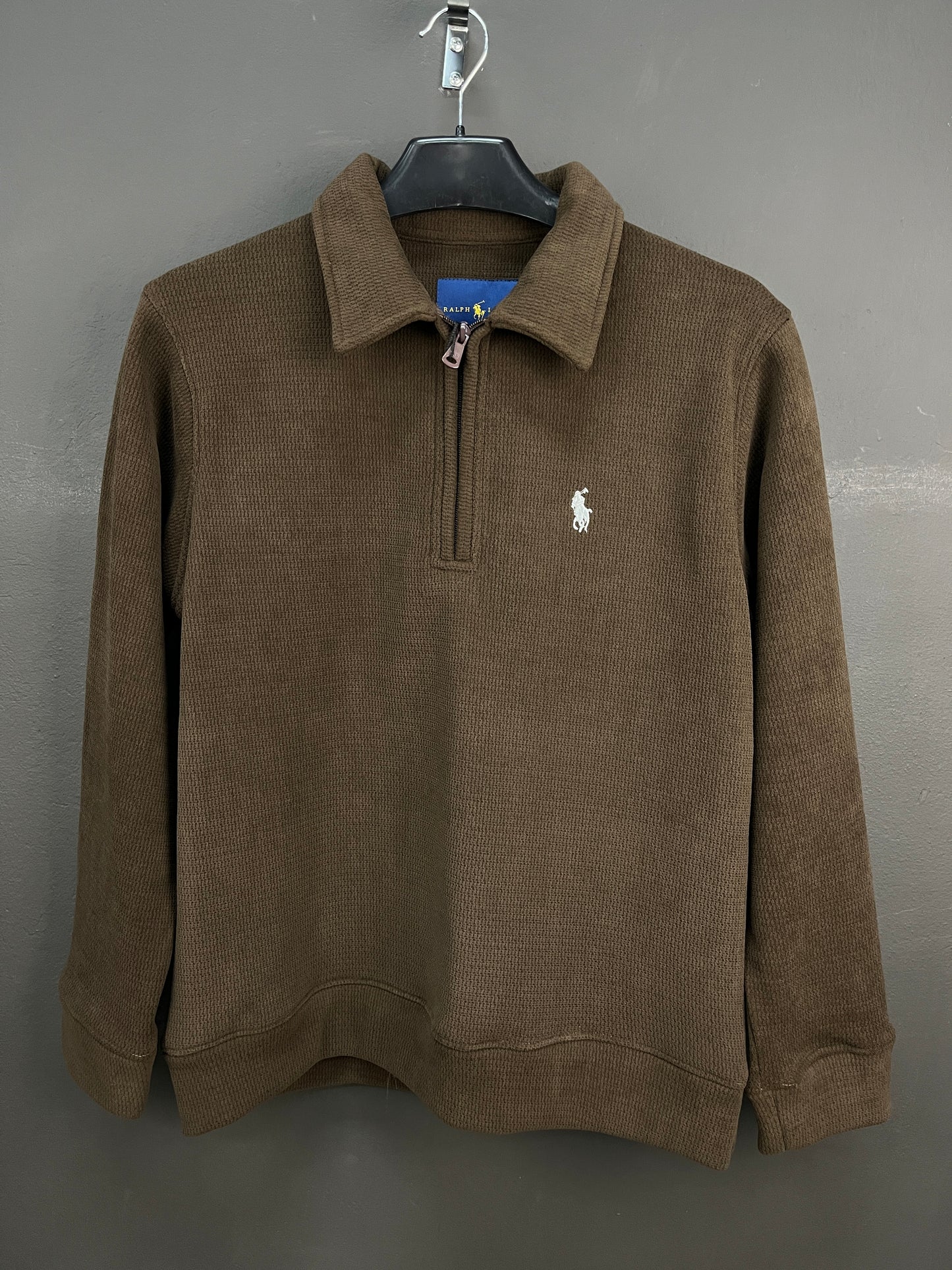 Ralph Lauren Dark Brown Collared Sweater