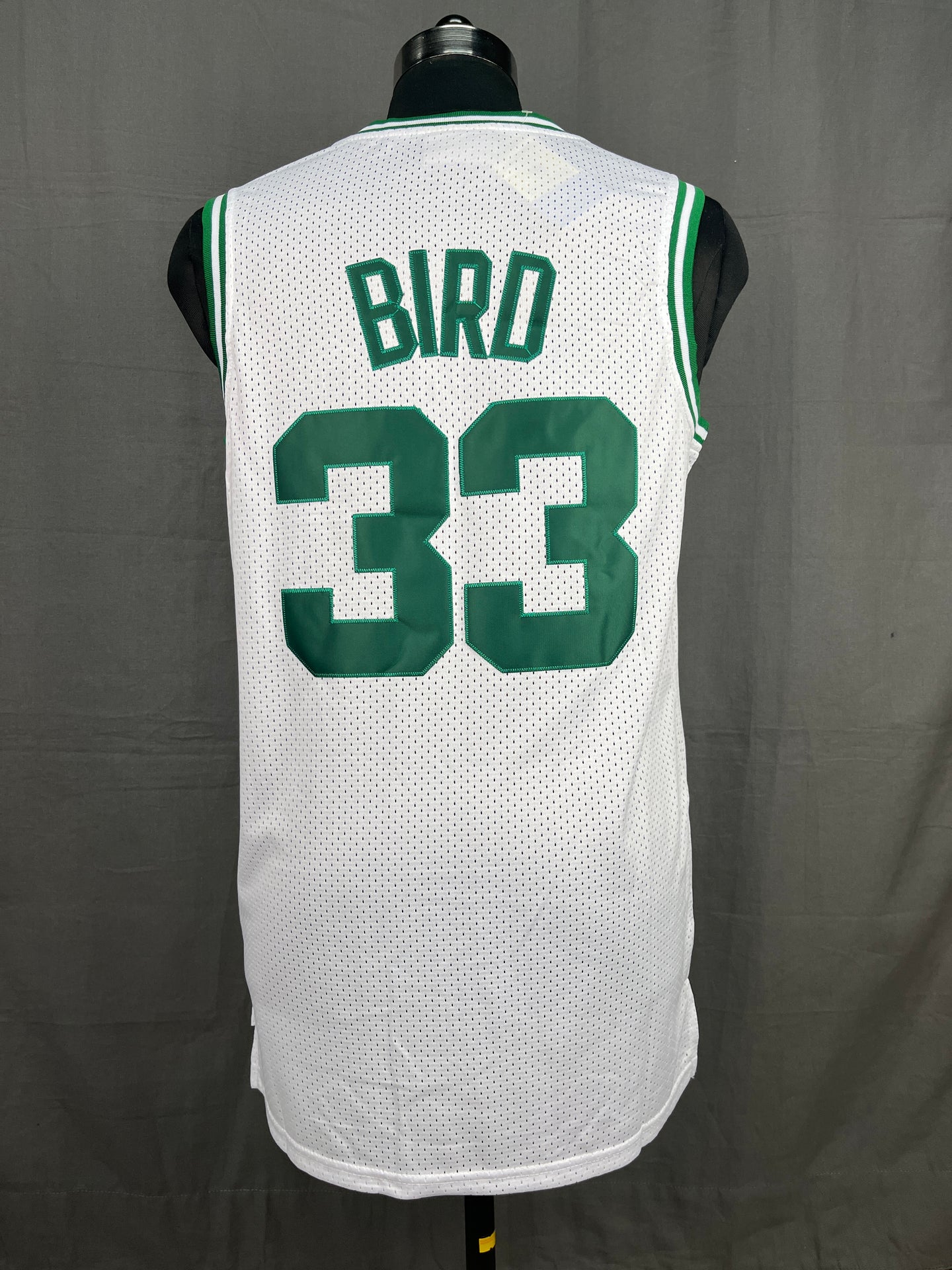 Bird 33 Celtics White NBA Jersey