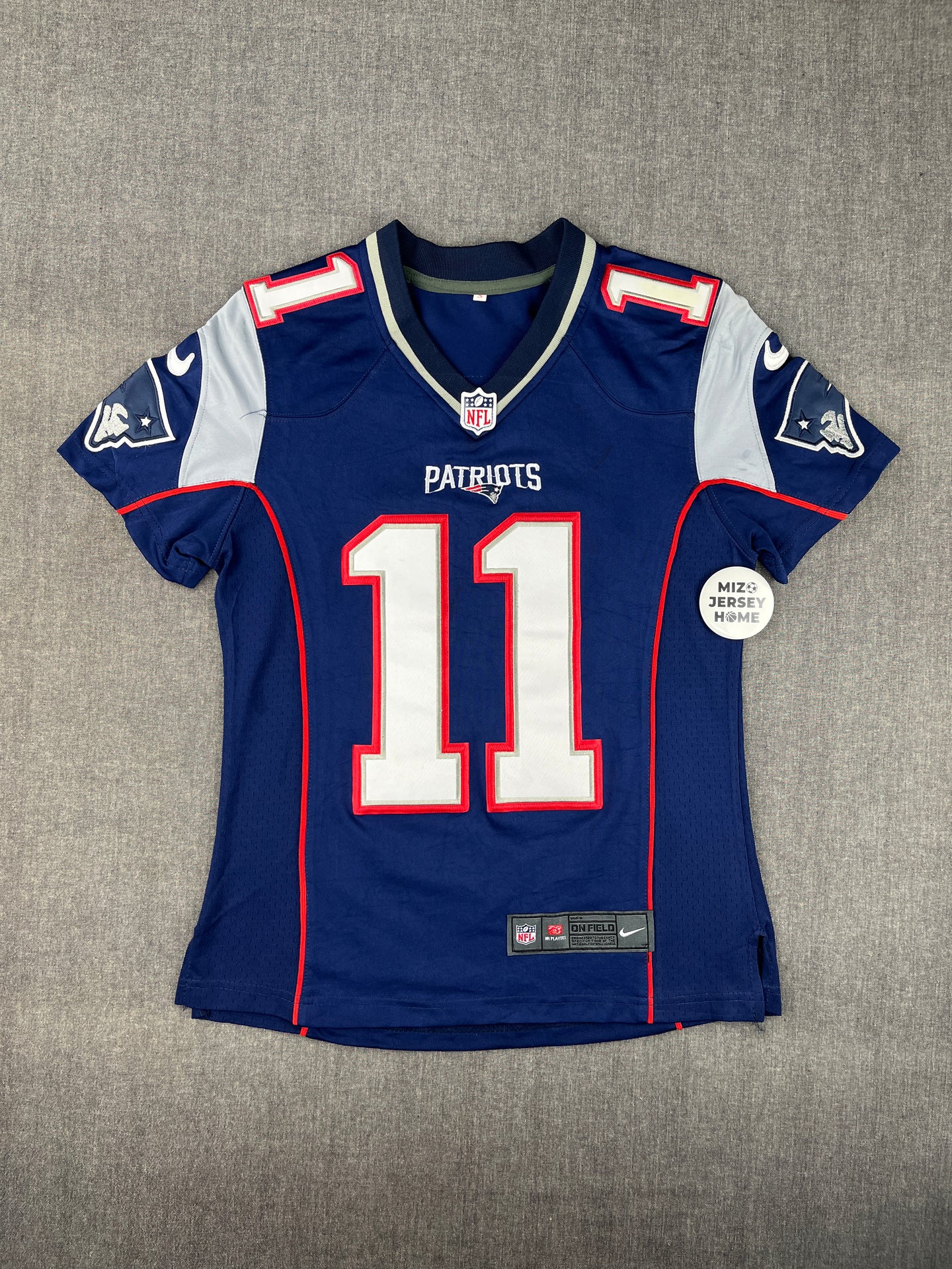 EDELMAN 11 NAVY NEW ENGLAND PATRIOTS NFL KIDS JERSEY