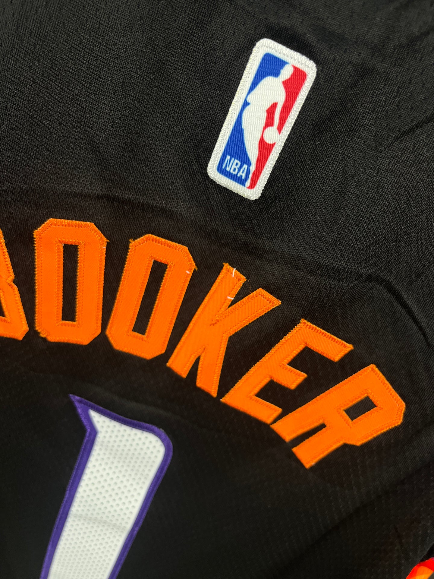 Booker 1 Black The Valley NBA Kids Jersey