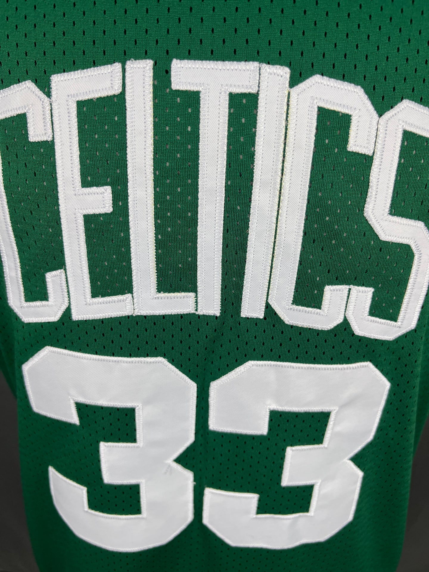 Bird 33 Celtics Green NBA Jersey