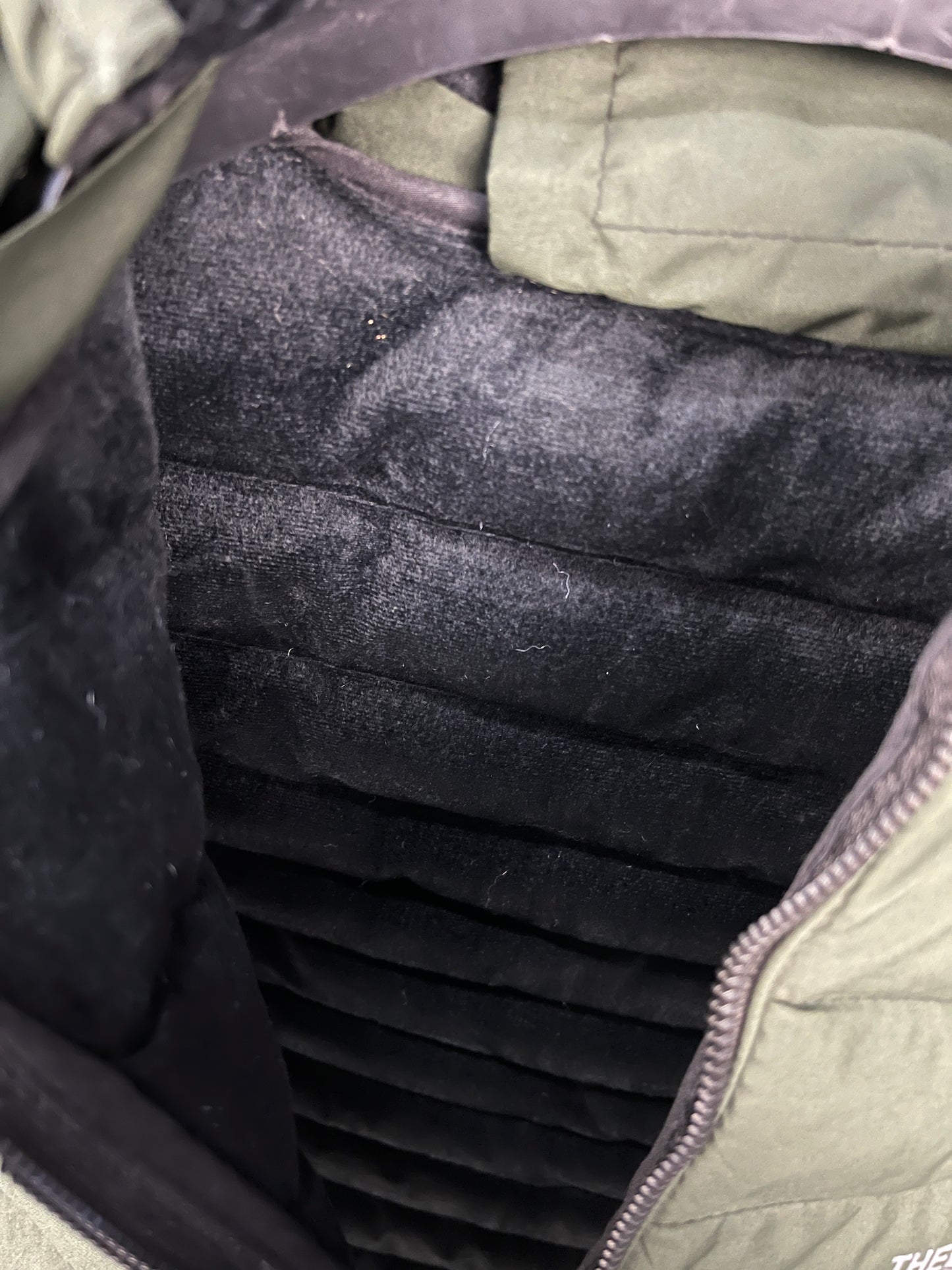 The North Face Dark Green Puffer Jacket