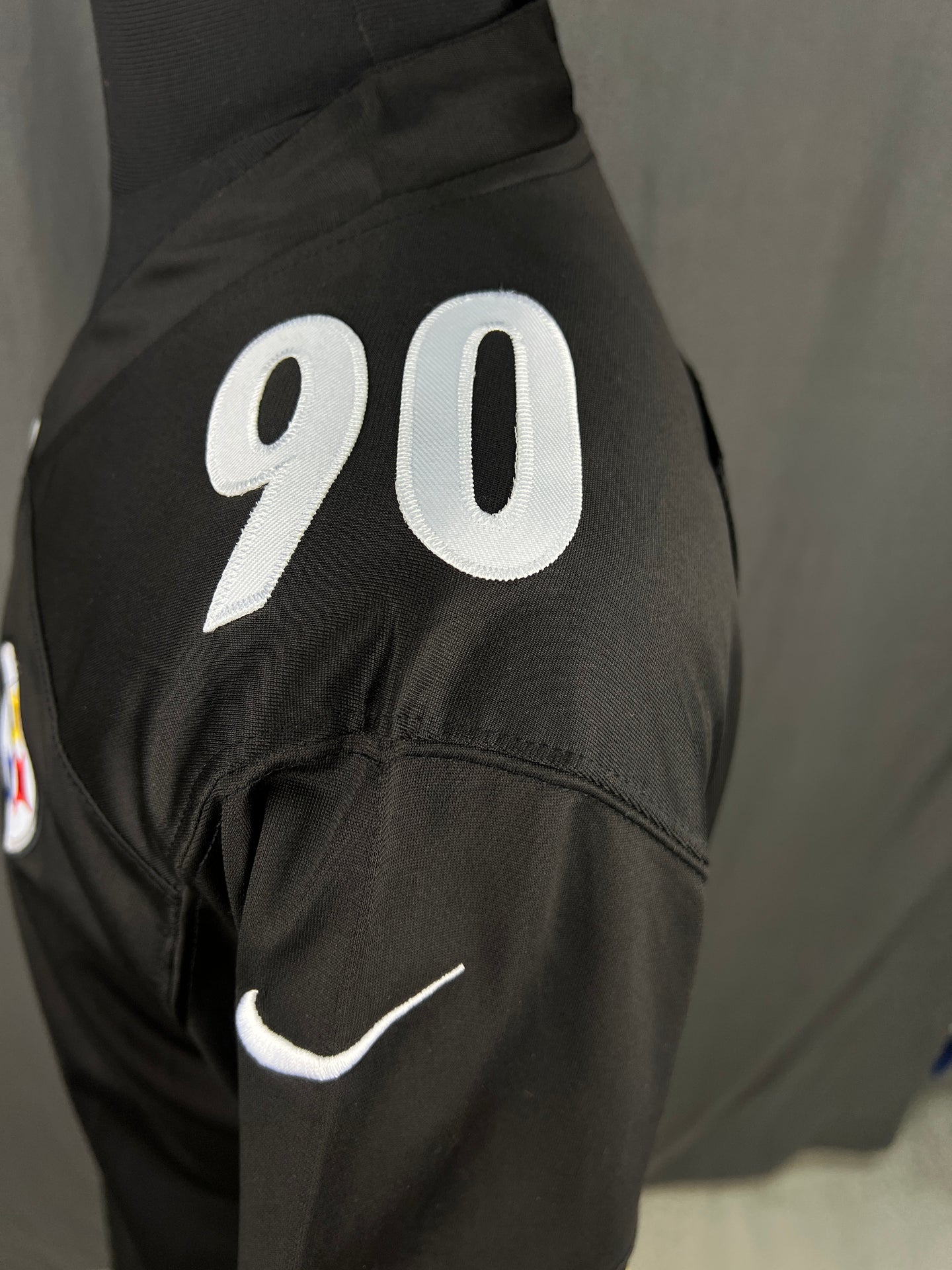 WATT 90 Black Steelers Home NFL Jersey