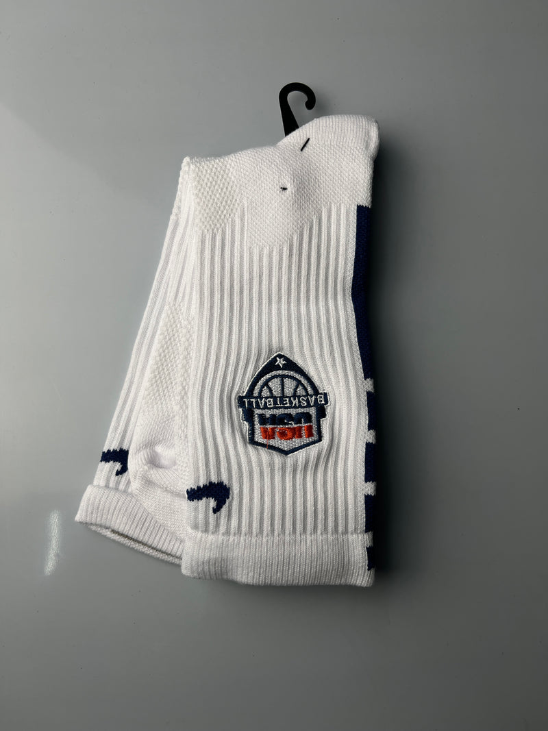NBA Nike USA White Crew Socks