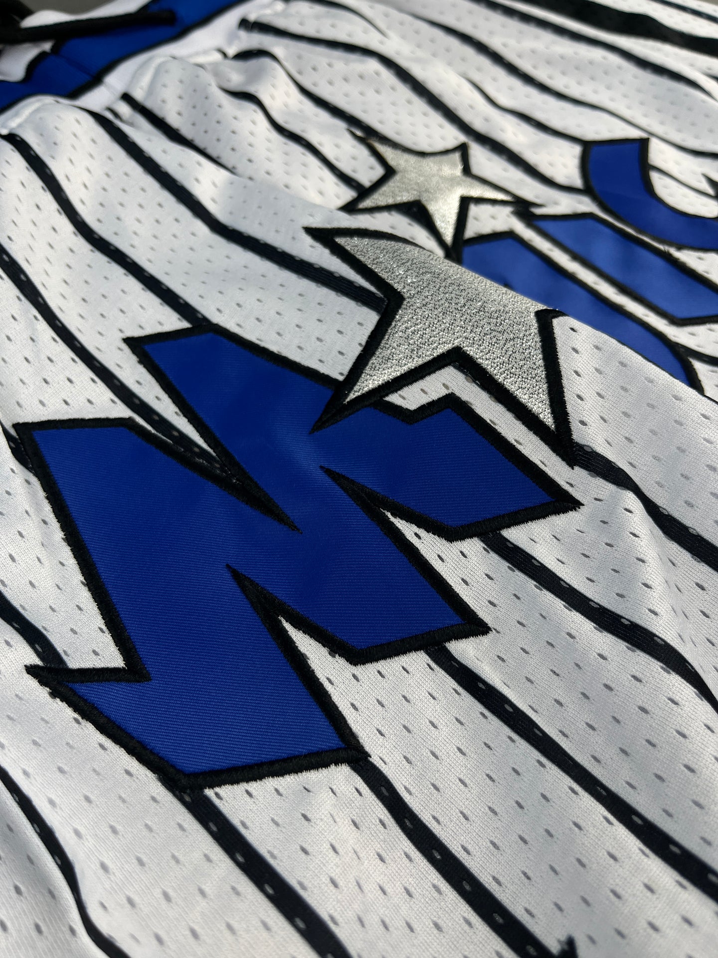 Orlando Magic White Shorts Full Embroidery