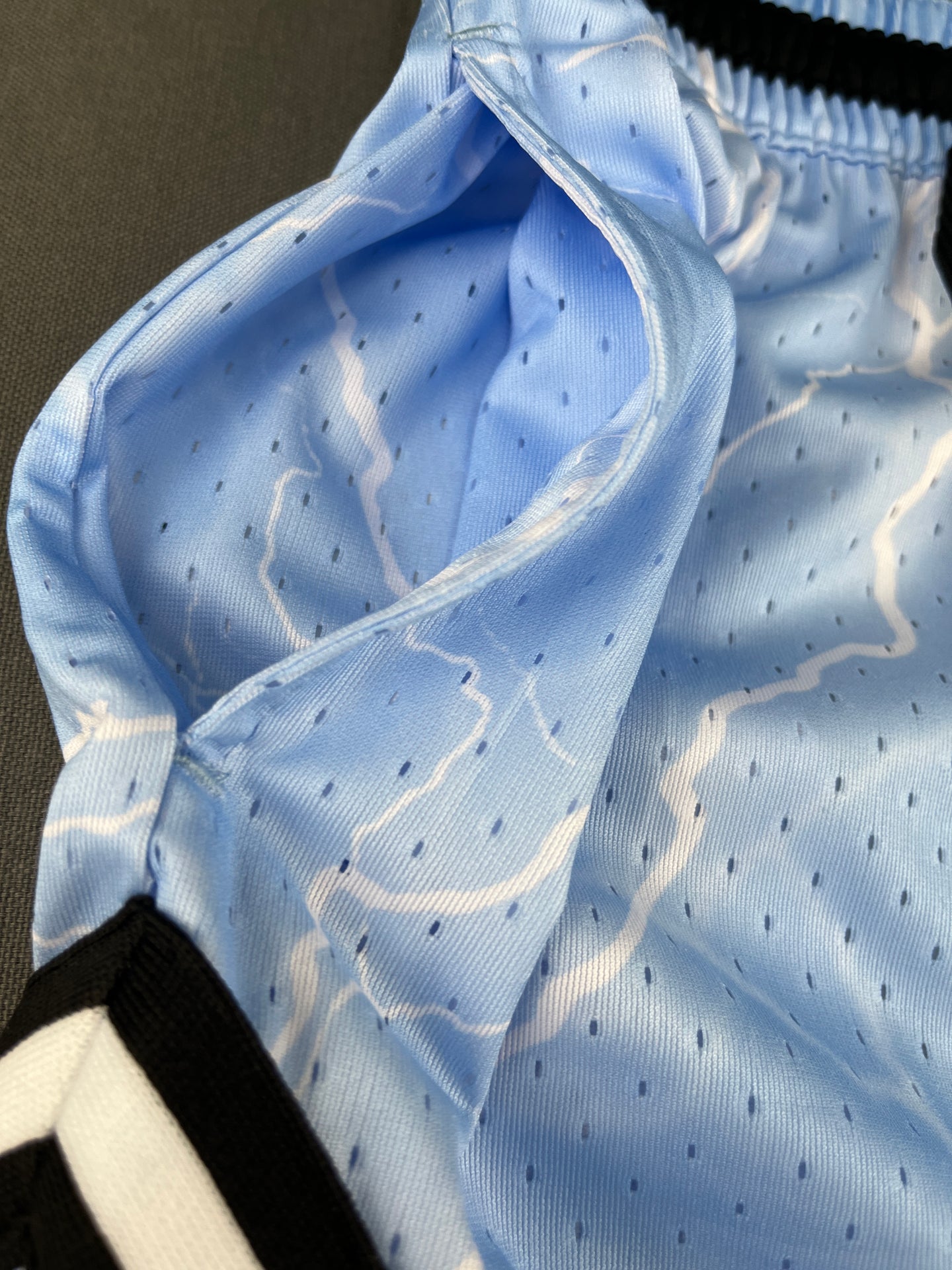 Jordan Sky Blue Lightning Diamond Shorts