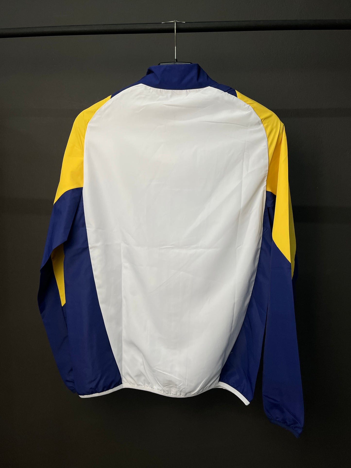 Real Madrid White & Yellow Windbreaker Jacket