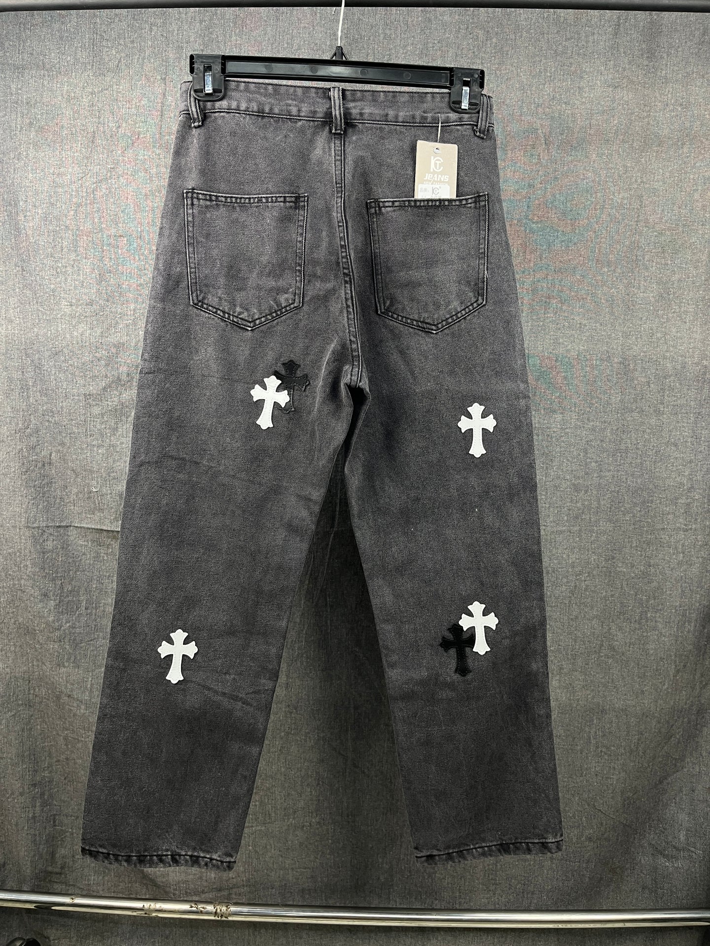 Chrome Hearts Grey Jeans
