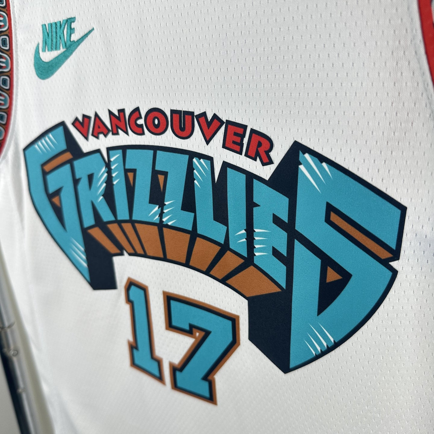 KAWAMURA 17 White Memphis Grizzlies Heat Pressed Edition NBA Jersey