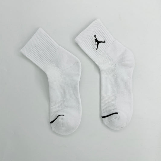 Jordan White Ankle Socks