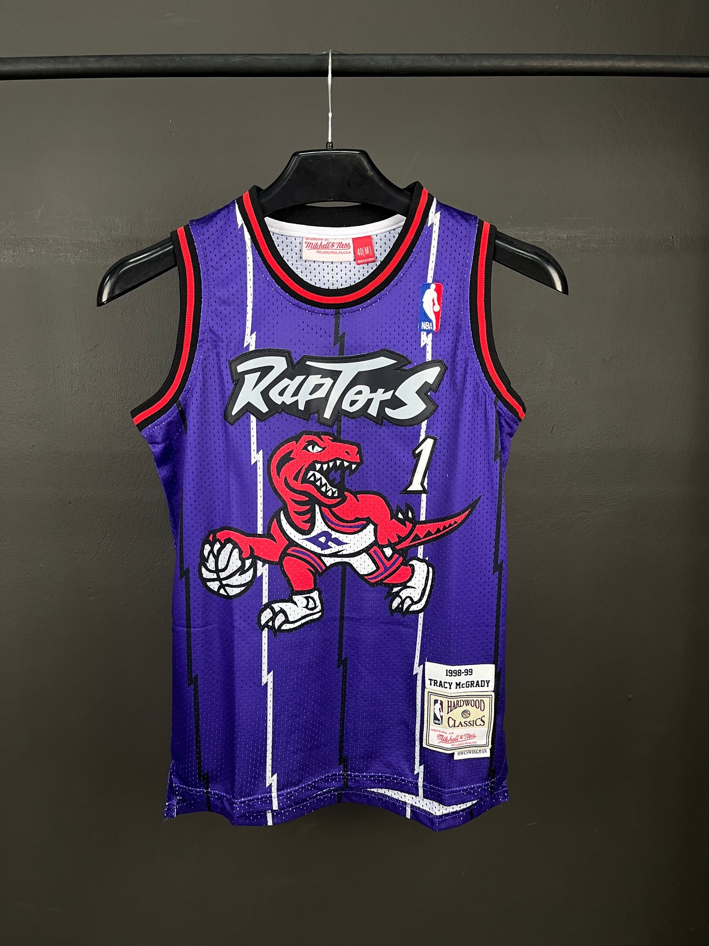 MCGRADY 1 Purple Toronto Raptors NBA Kids Jersey