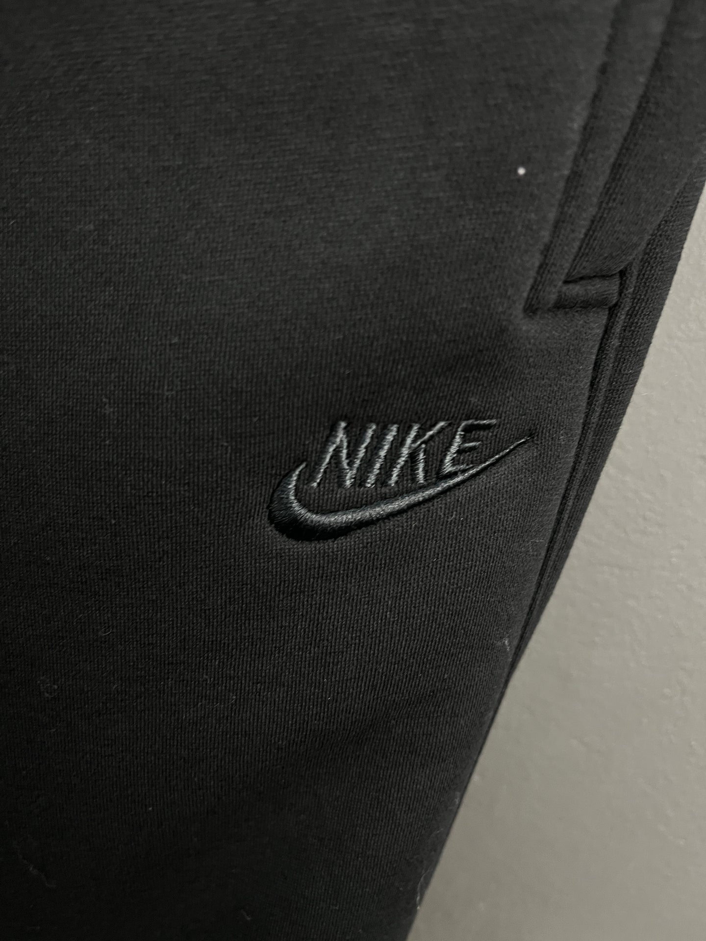 NIKE Solid Black Inner Fleece Pants