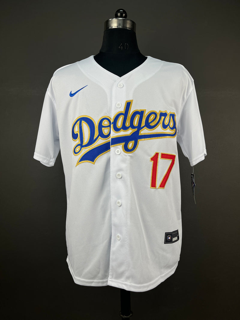 OHTANI 17 White Los Angeles Dodgers MLB Jersey