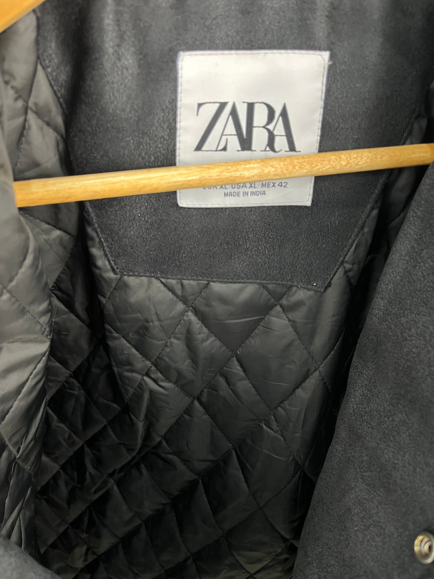 Zara Suede Black Shacket