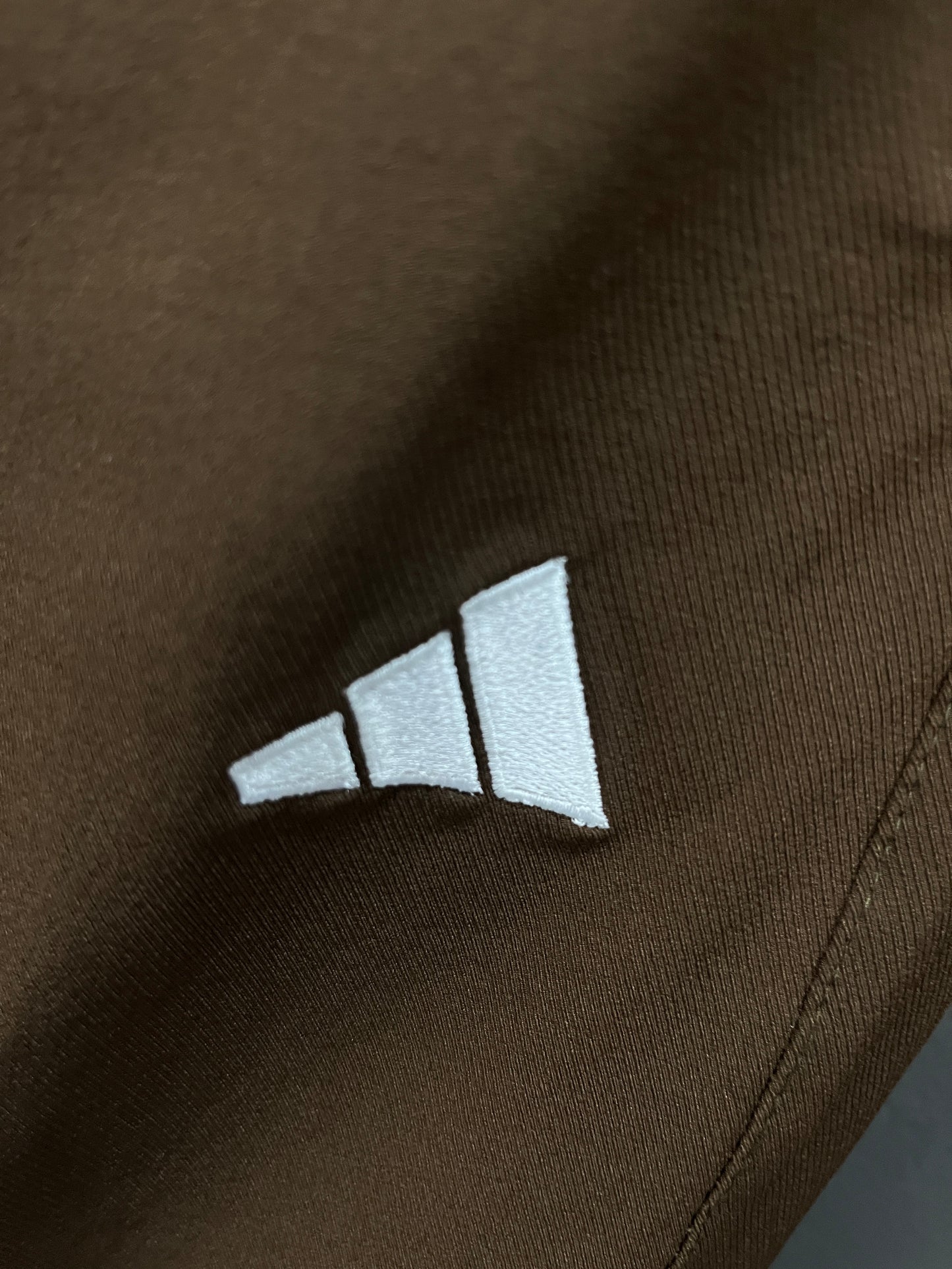 ADIDAS Dark Brown Stripes Inner Fleece Pants