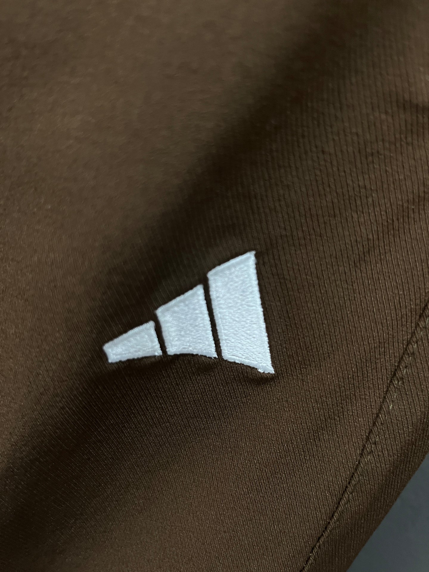 ADIDAS Dark Brown Stripes Inner Fleece Pants