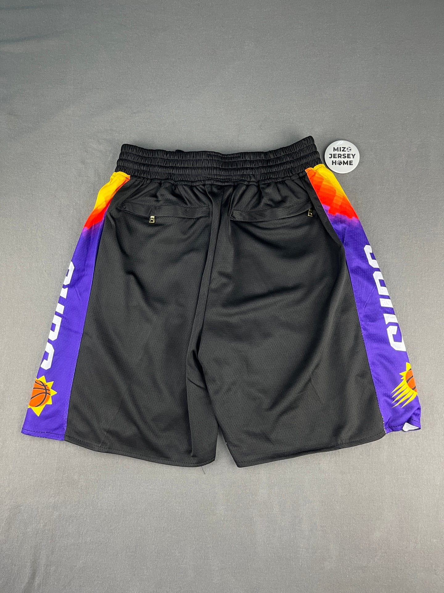 The Valley Black Shorts Full Embroidery