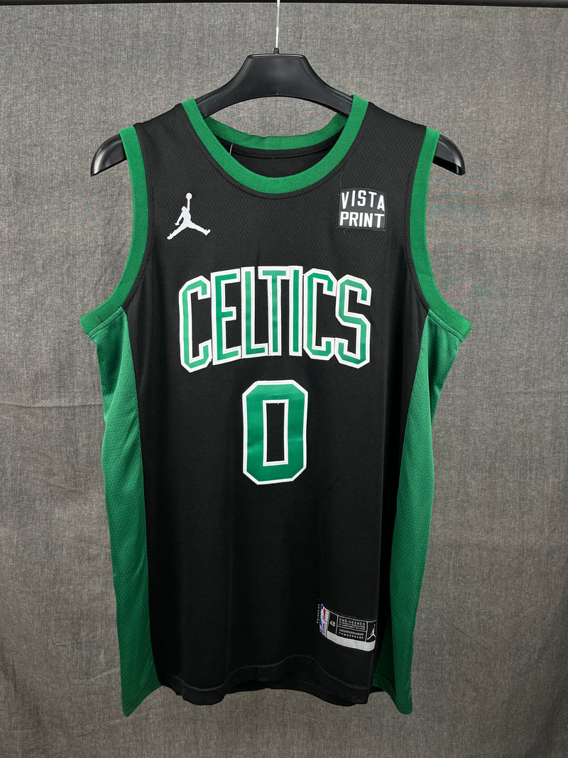 Tatum 0 Celtics Black NBA Jersey