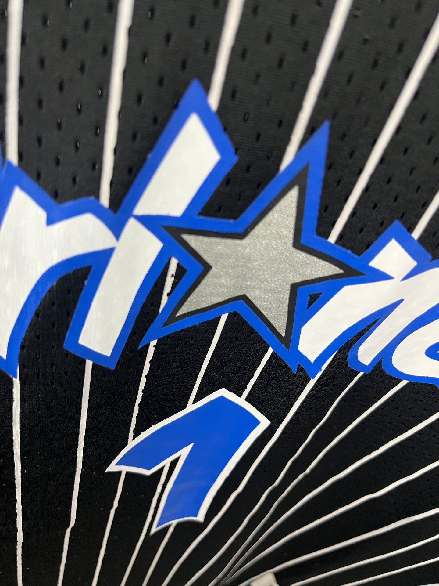 Mc GRADY 1 Orlando Black Magic Mesh Jersey