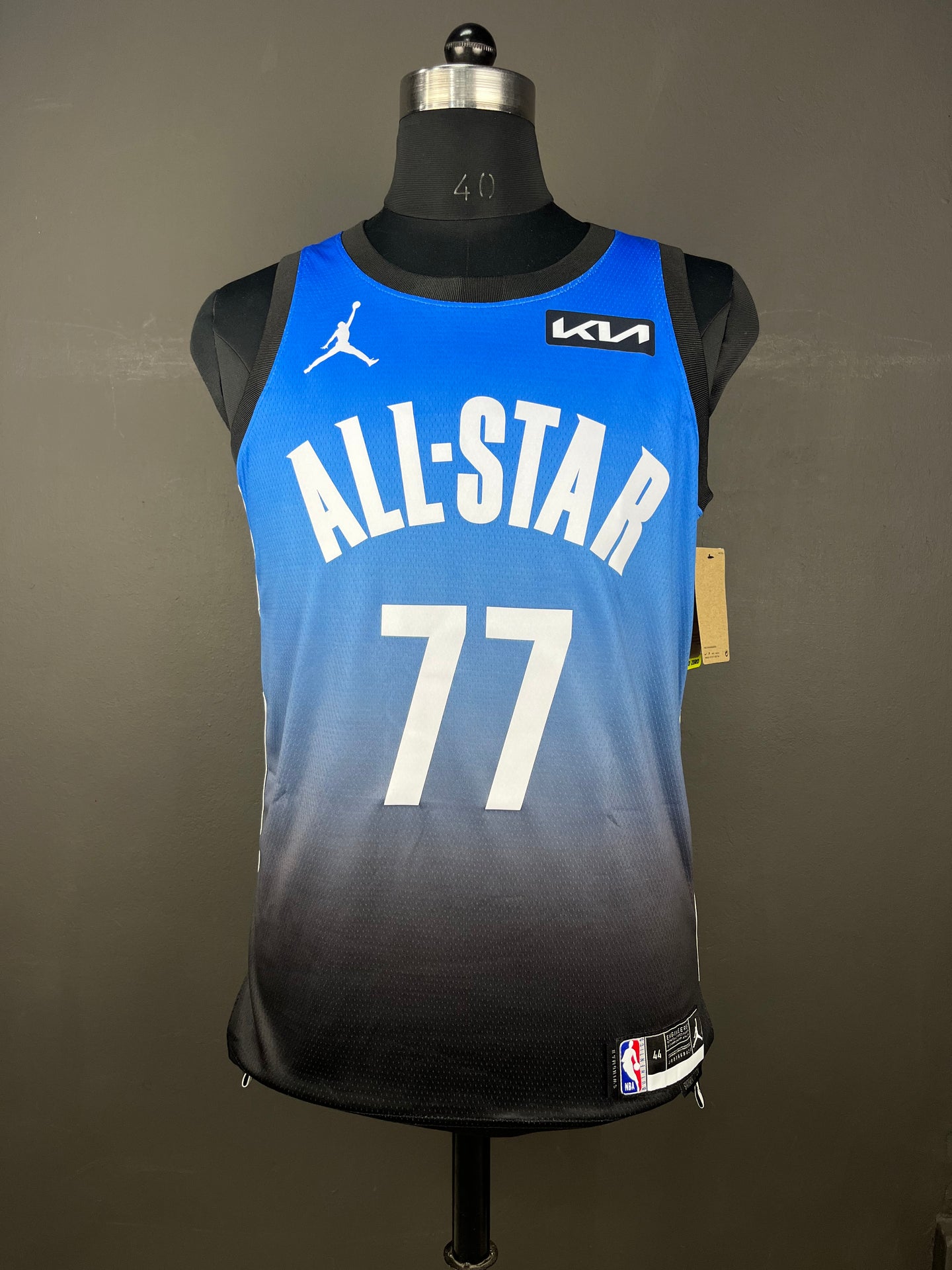 Doncic 77 Blue All Star NBA Heat Pressed Edition
