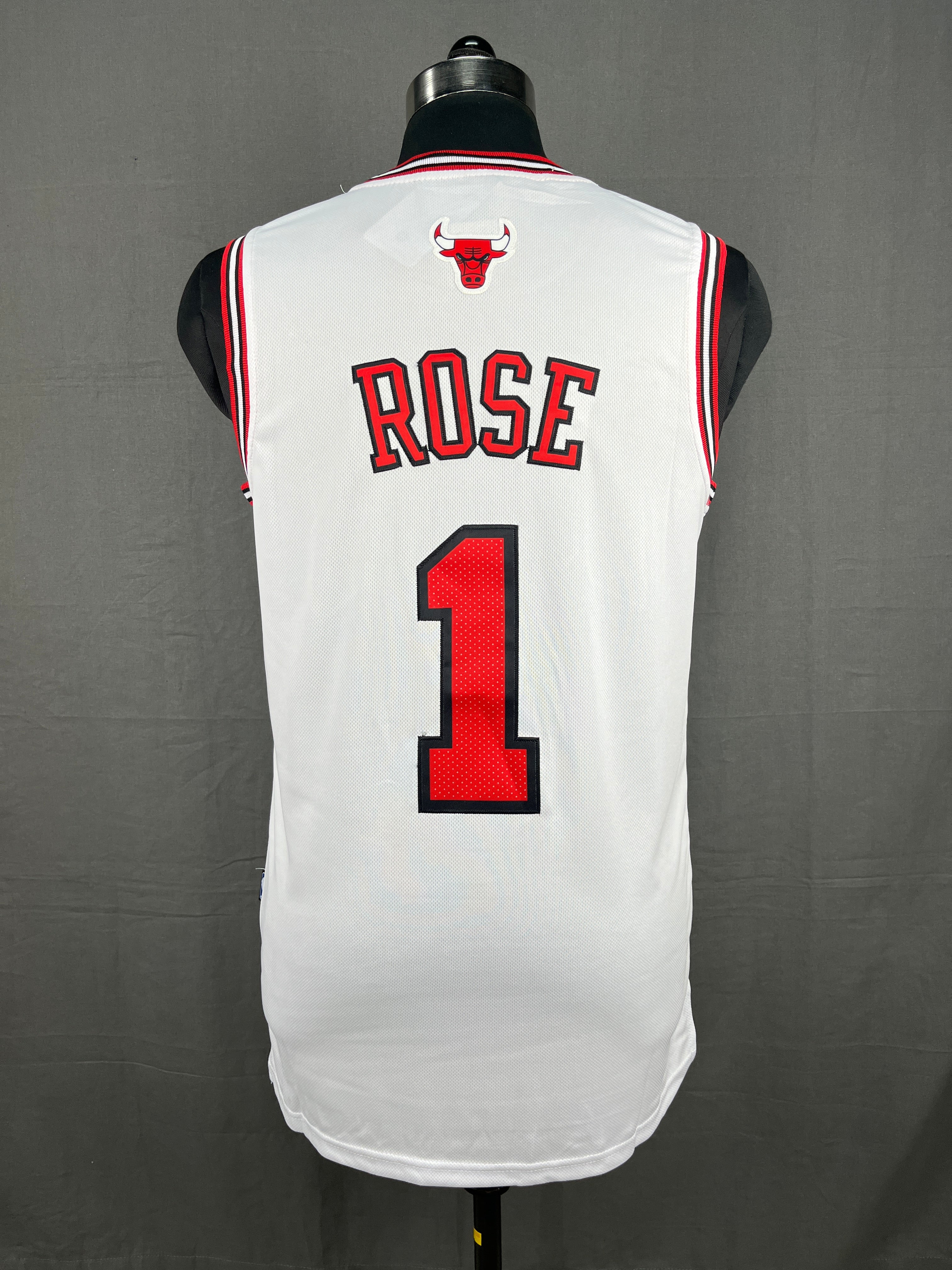 Rose 1 White NBA Jersey