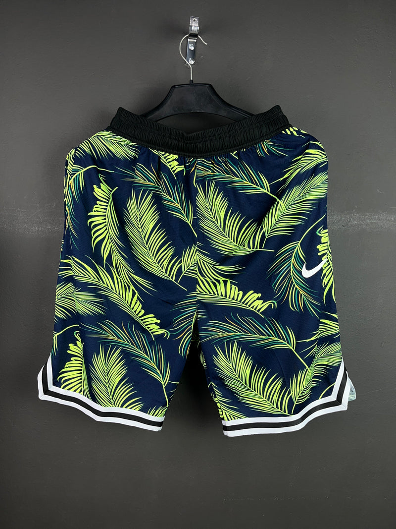 NIKE 'Floral' Green  Shorts