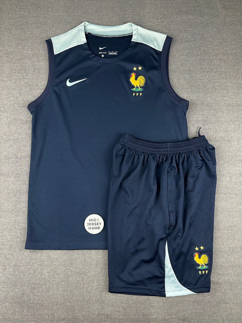 France Dark Blue Sando Set