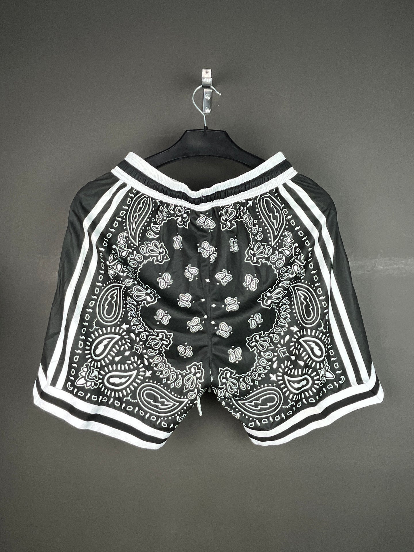 NIKE 'Paisley' Black & White Shorts