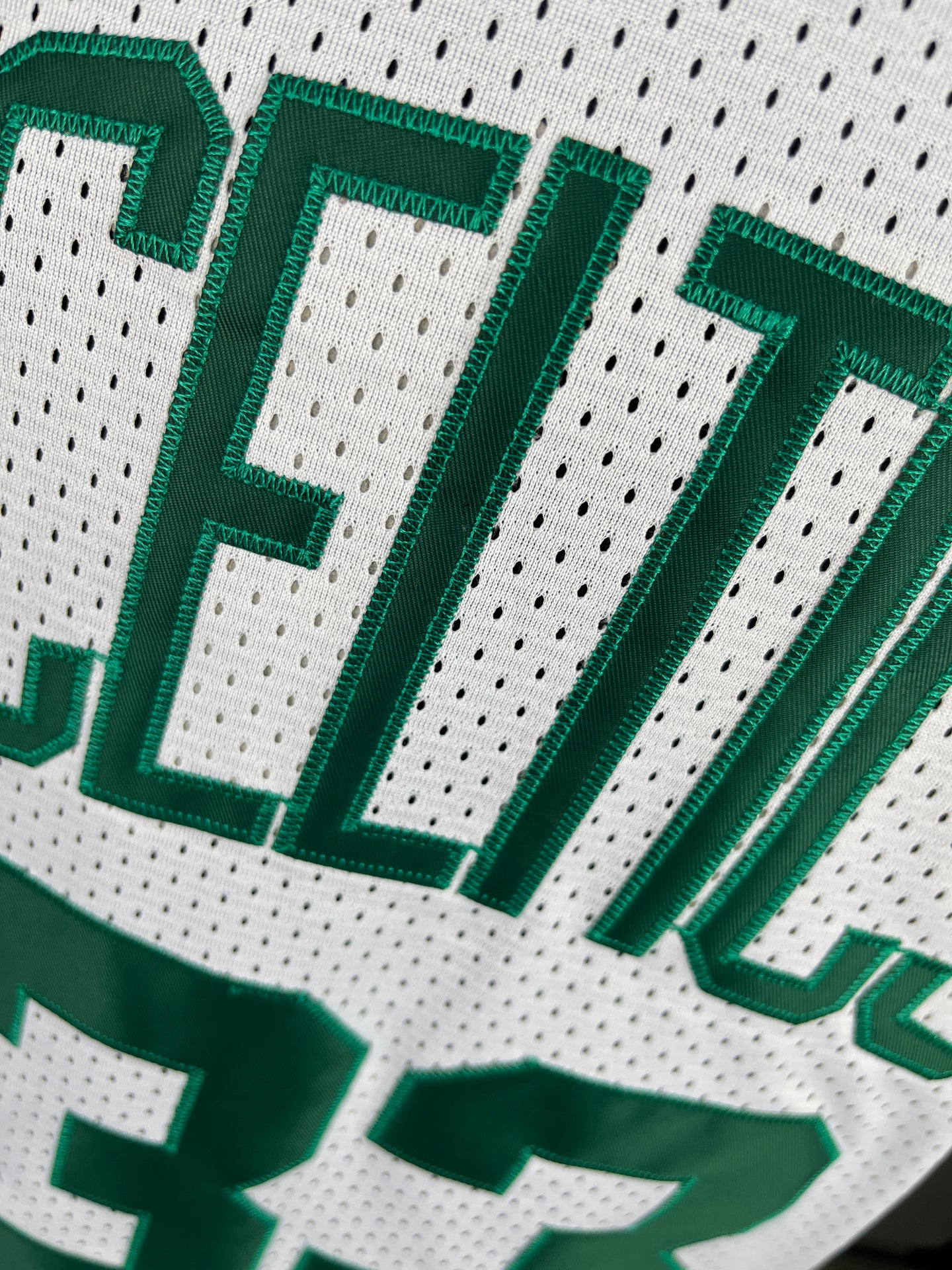 Bird 33 Celtics White NBA Jersey