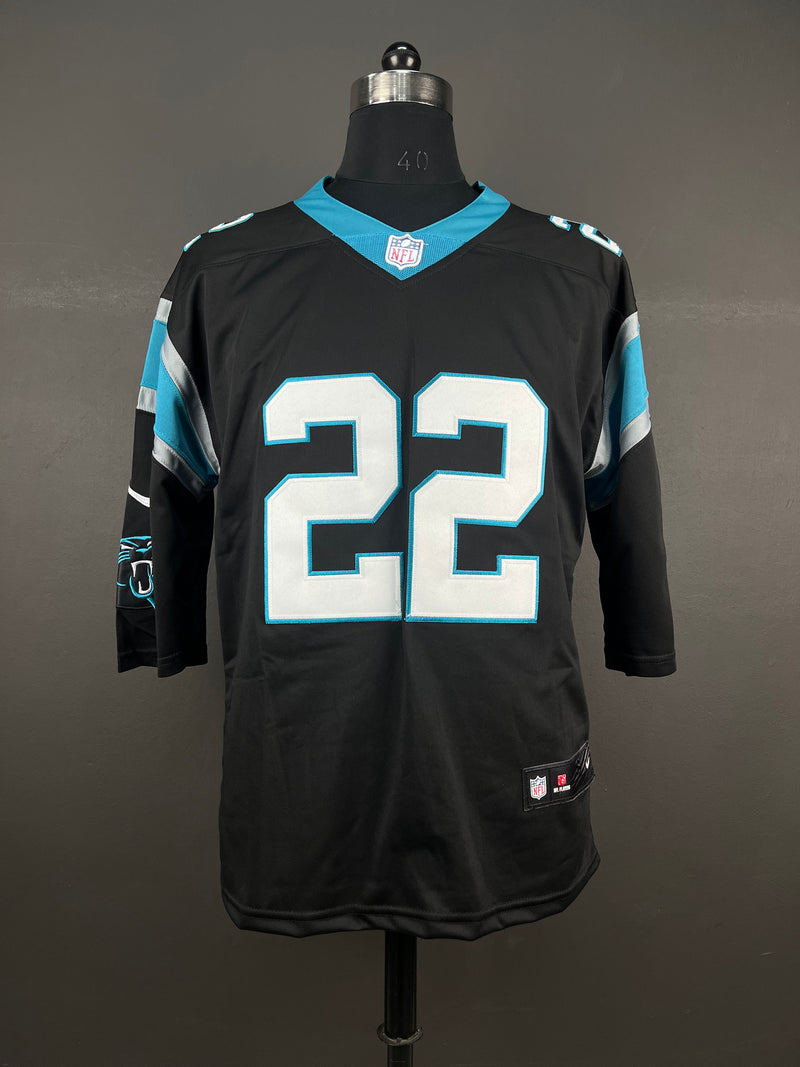 McCAFFREY 22 Black Carolina Panthers NFL Jersey