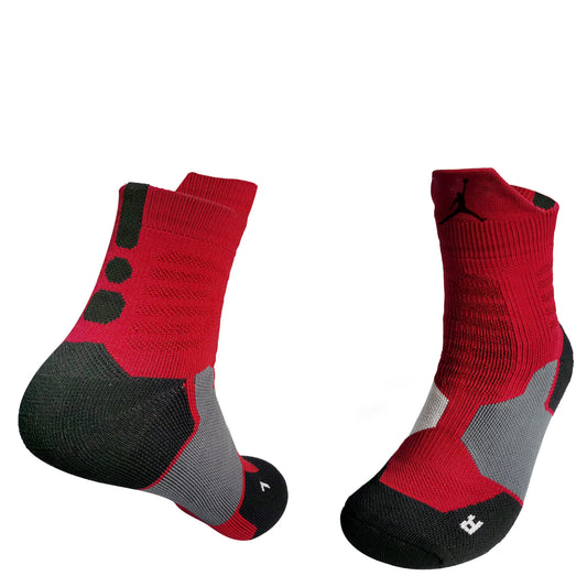 Jordan Red Ankle Socks