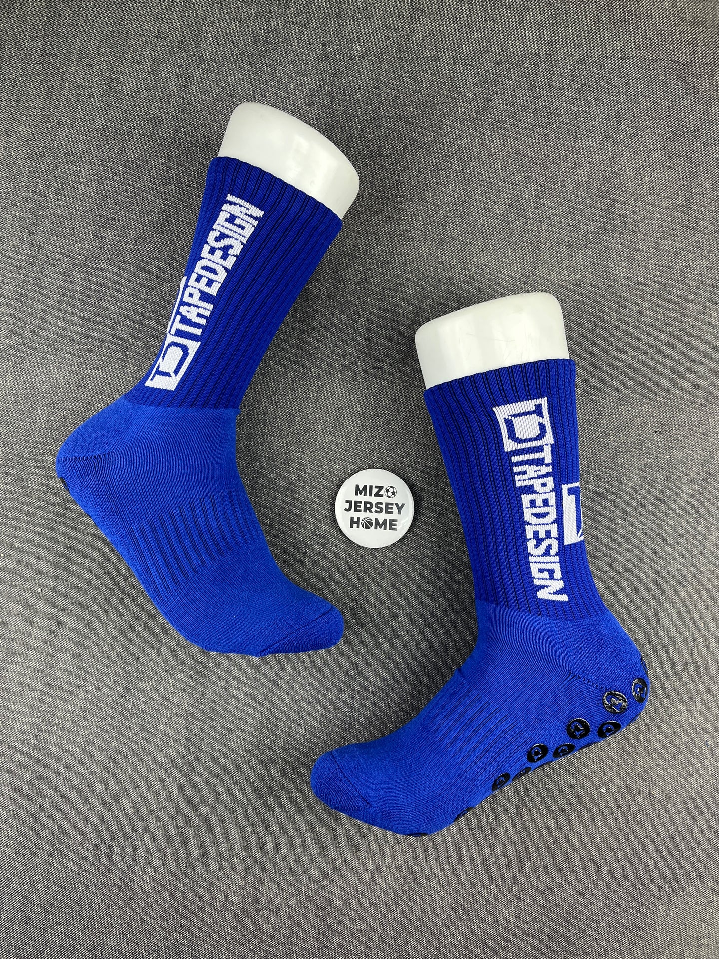 TapeDesign Blue Grip Socks