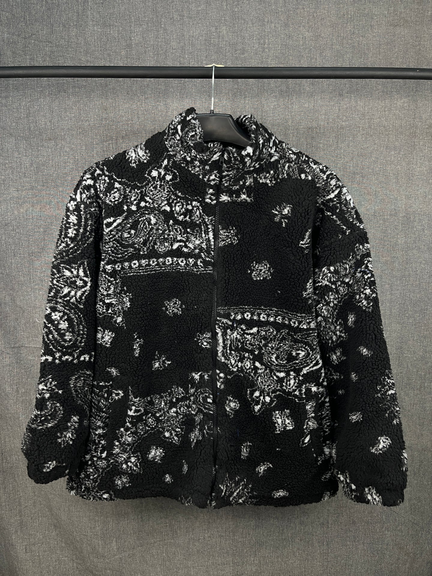 Paisley Black Fur Jacket