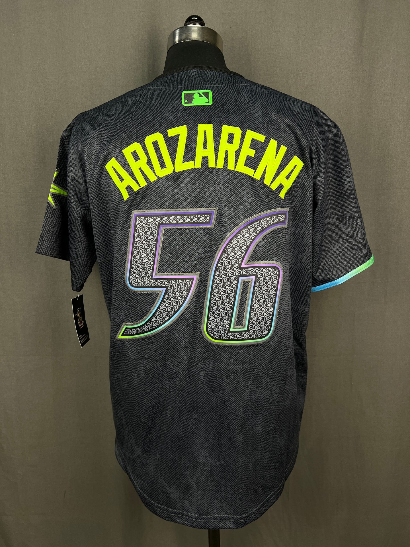 AROZARENA 56 Grey Tampa Bay Rays MLB Jersey