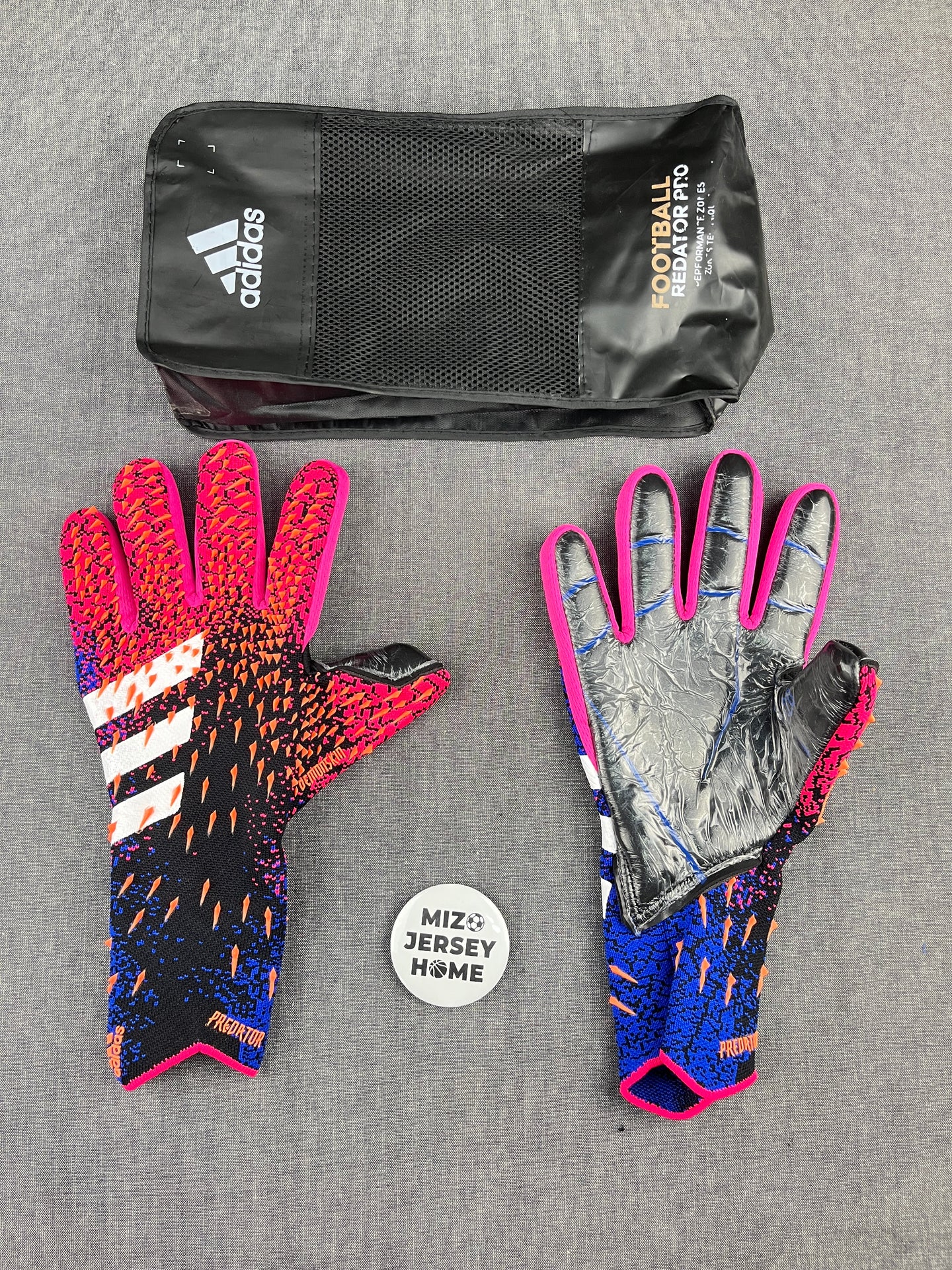 Adidas Predator Pink Blue Gloves