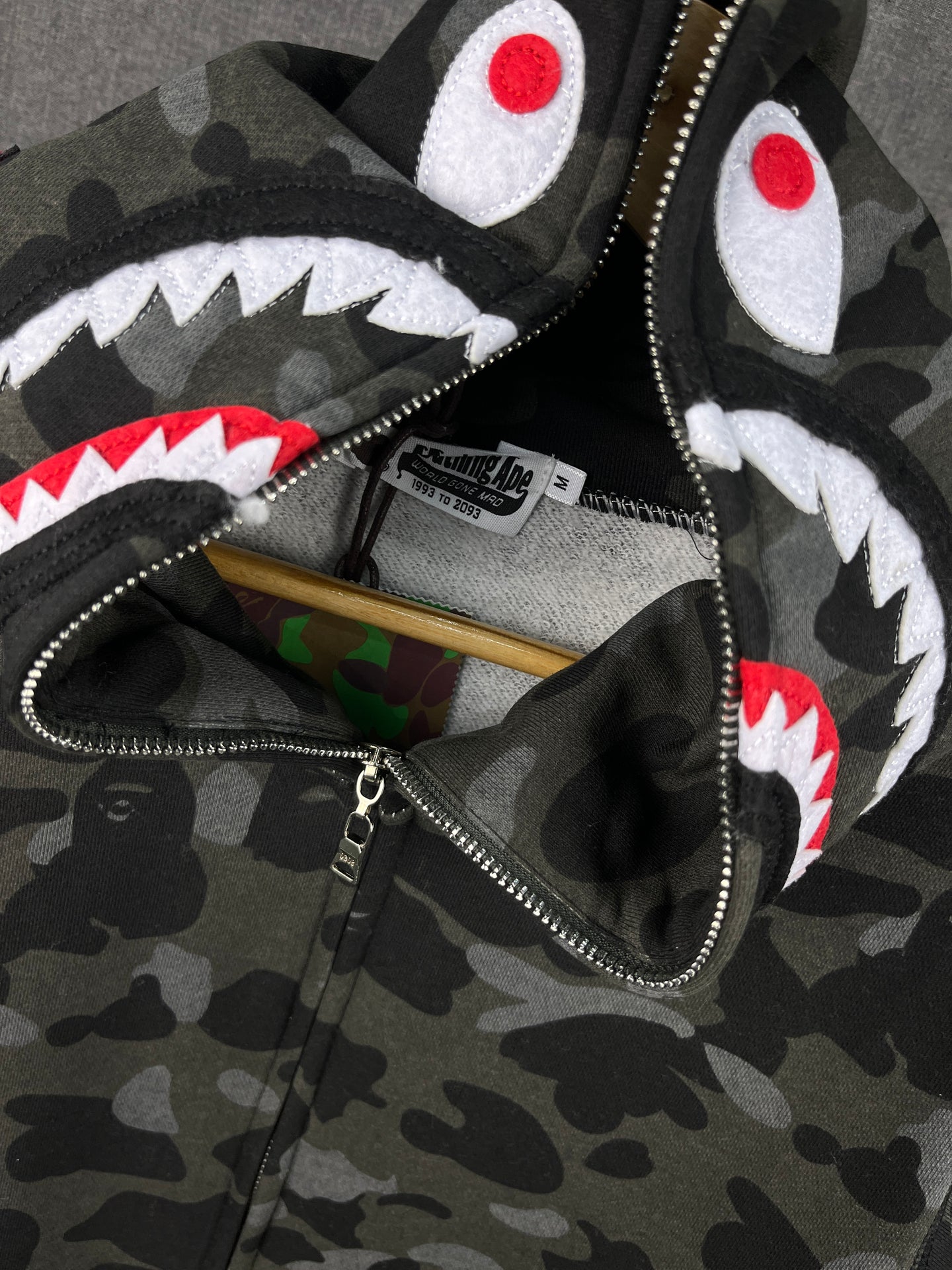 Bape Camo Full Zip-up Hoodie