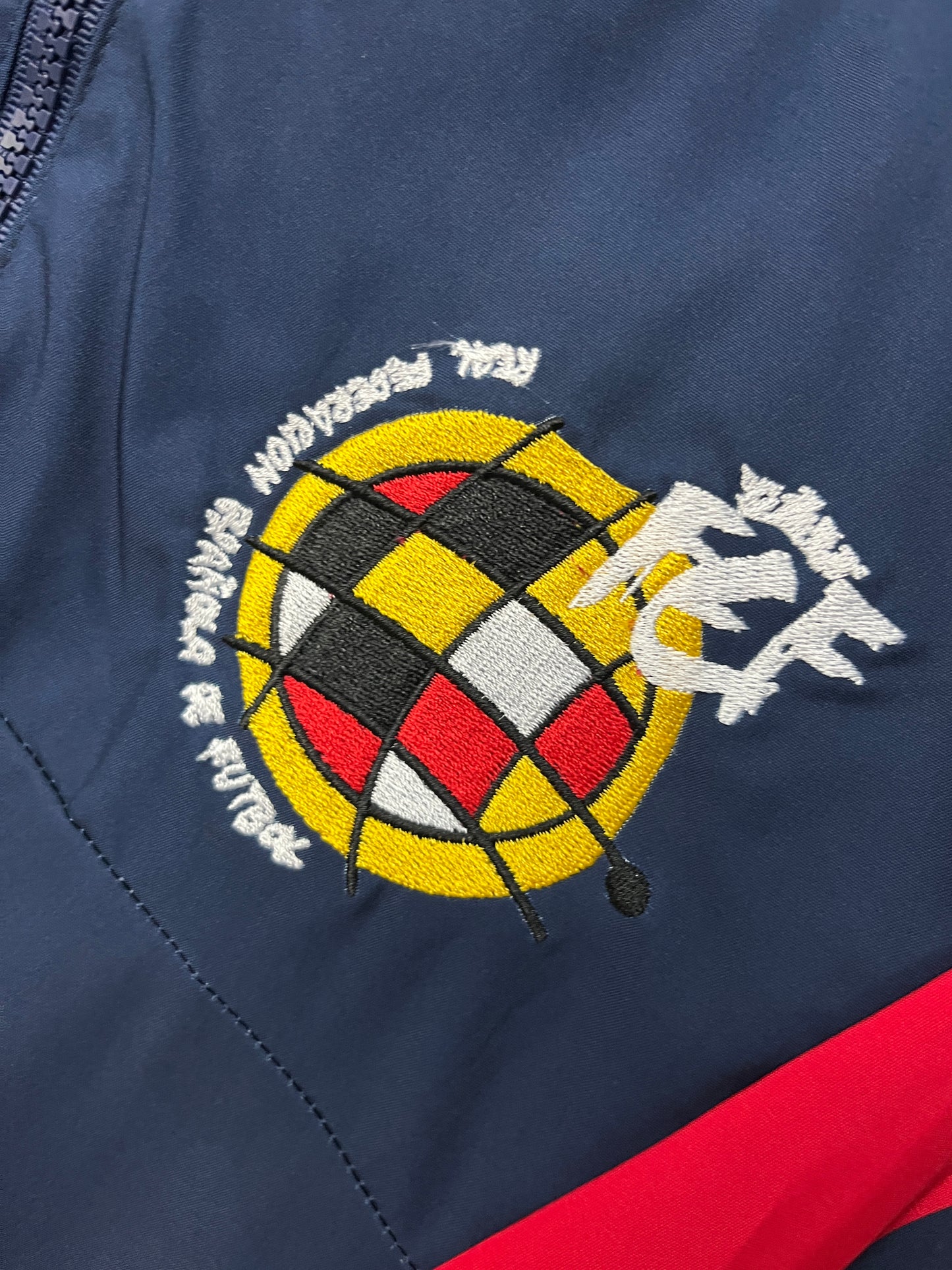 Spain Navy Blue Windbreaker Jacket