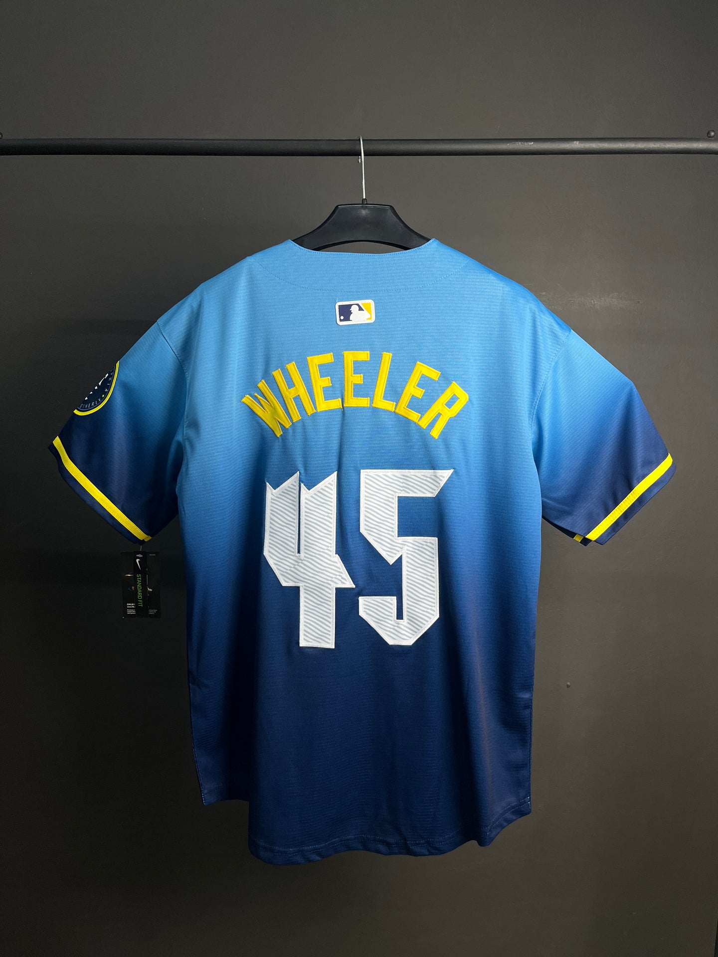 WHEELER 45 Blue Philadelphia Phillies MLB Jersey