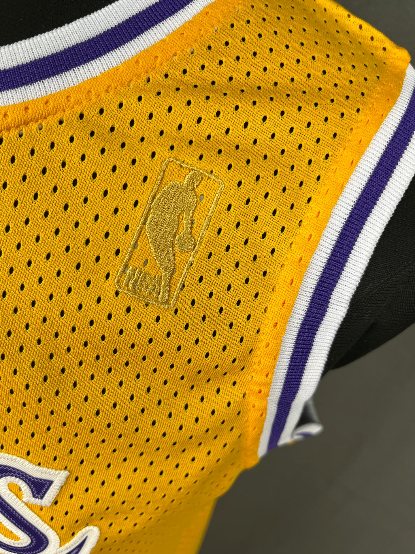 Johnson 32 Lakers Yellow NBA Jersey