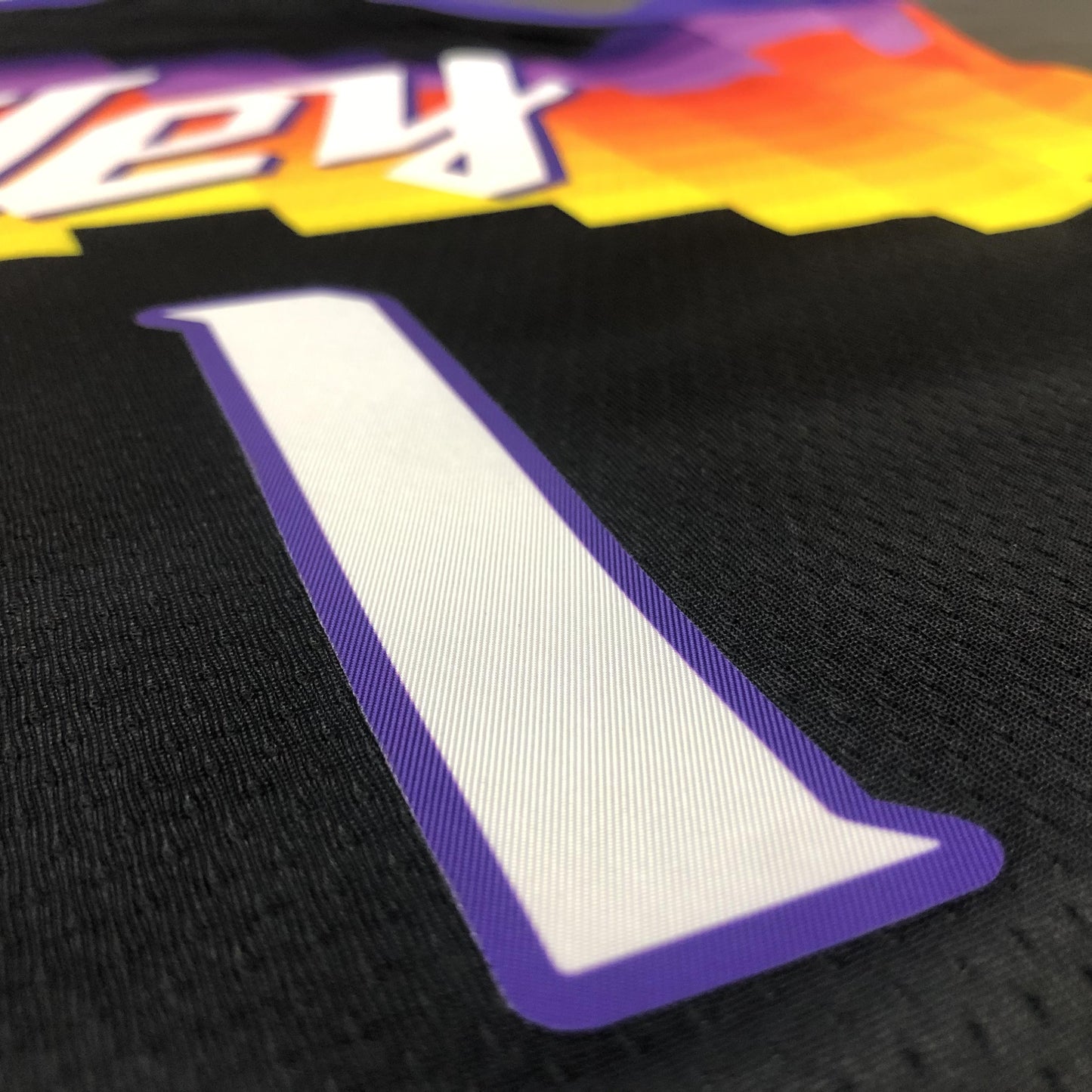 BOOKER 1 Black The Valley Heat Pressed Edition NBA Jersey