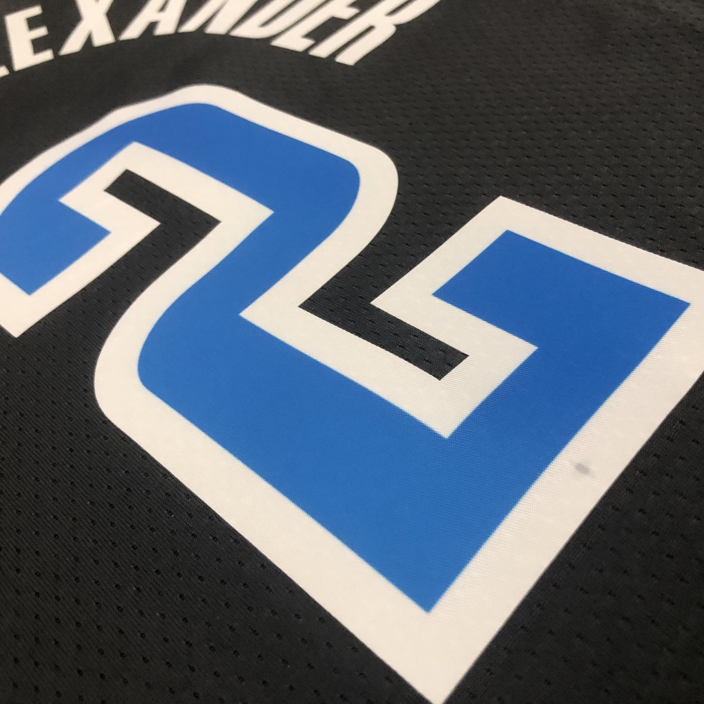 GILGEOUS-ALEXANDER 2 Black Oklahoma City Thunder Heat Pressed Edition NBA Jersey