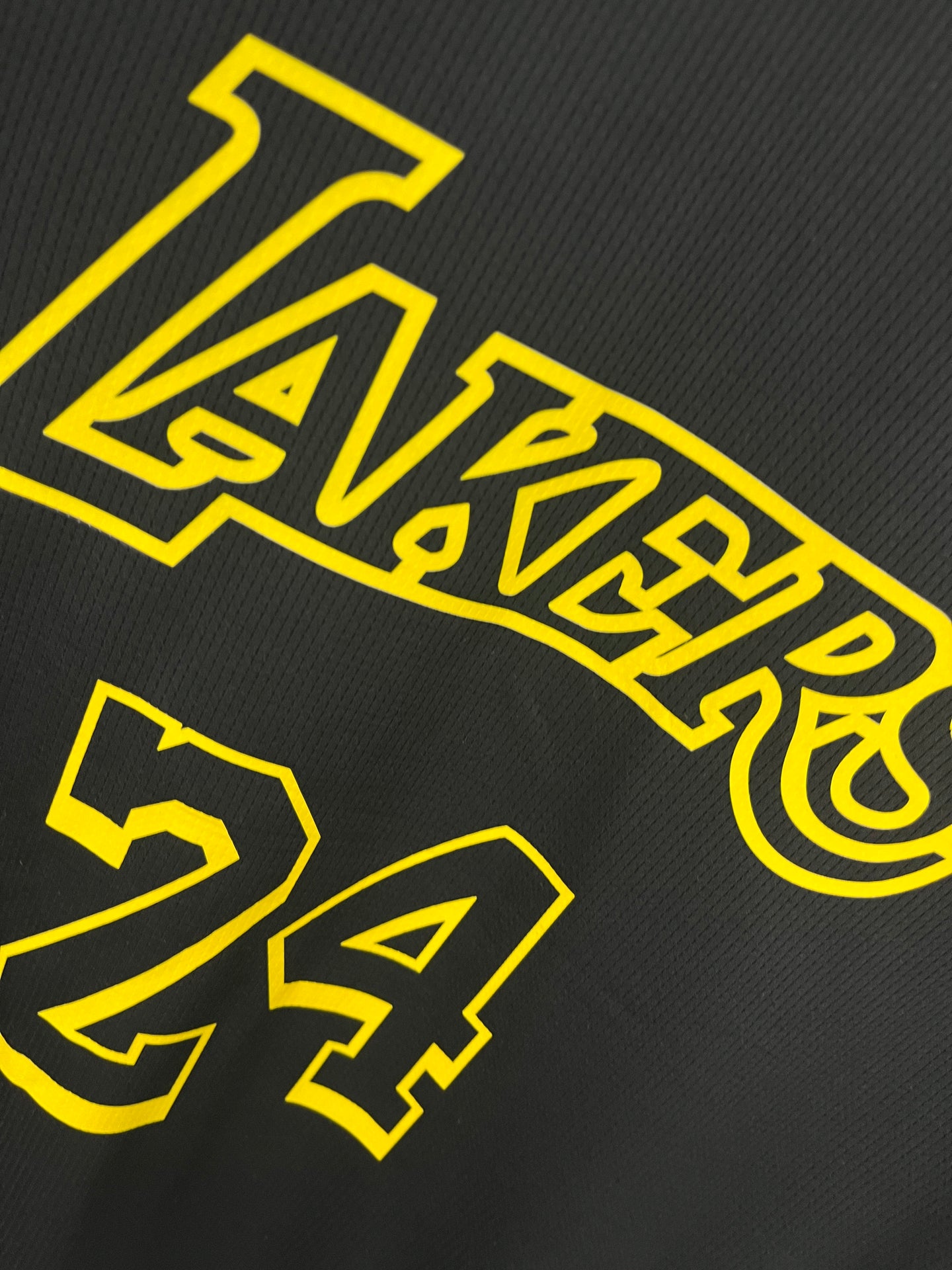 Kobe Bryant 24 Black NBA Jersey Sticker