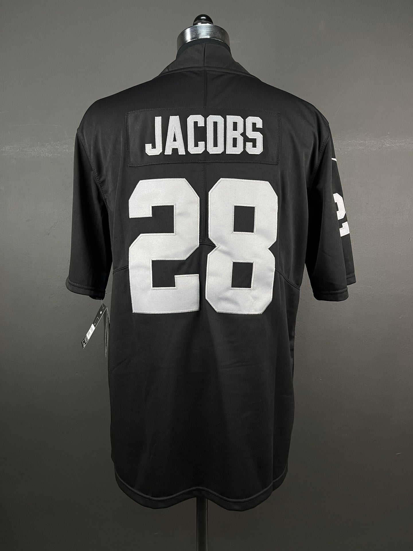 JACOBS 28 Black Las Vegas Raiders NFL Jersey