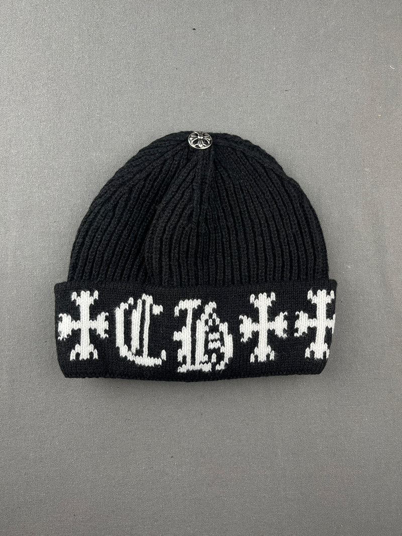 Chrome Hearts Black Beanie