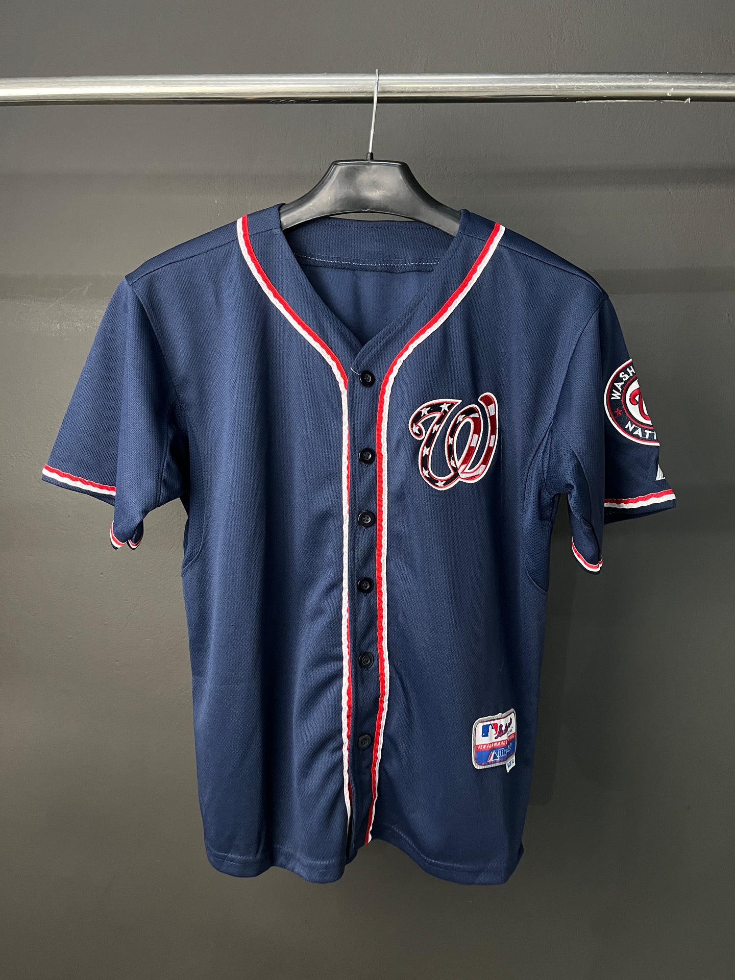 Washington Nationals Navy MLB Kids Jersey